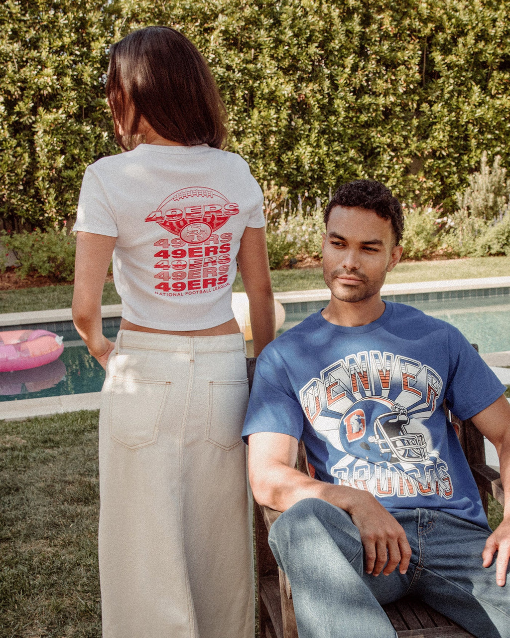 Women's San Francisco 49ers Repeat Baby Tee product image 2